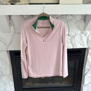 Renwick Pink and Green Striped pullover
